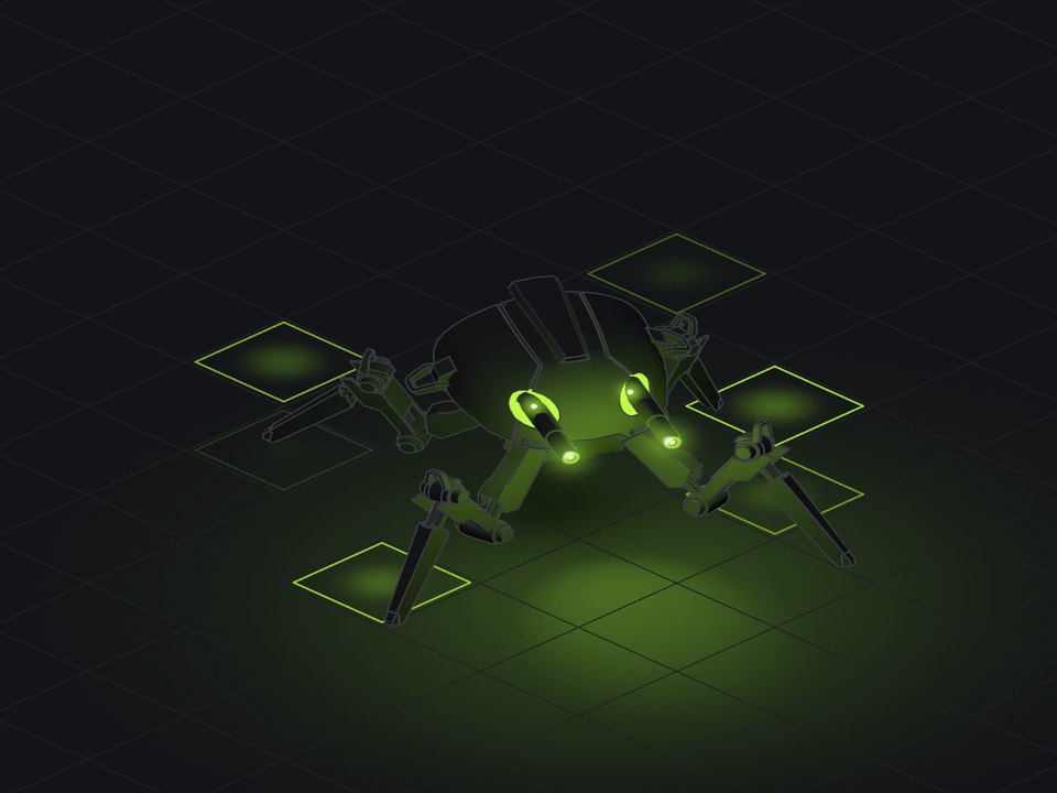 Quad shell walker.